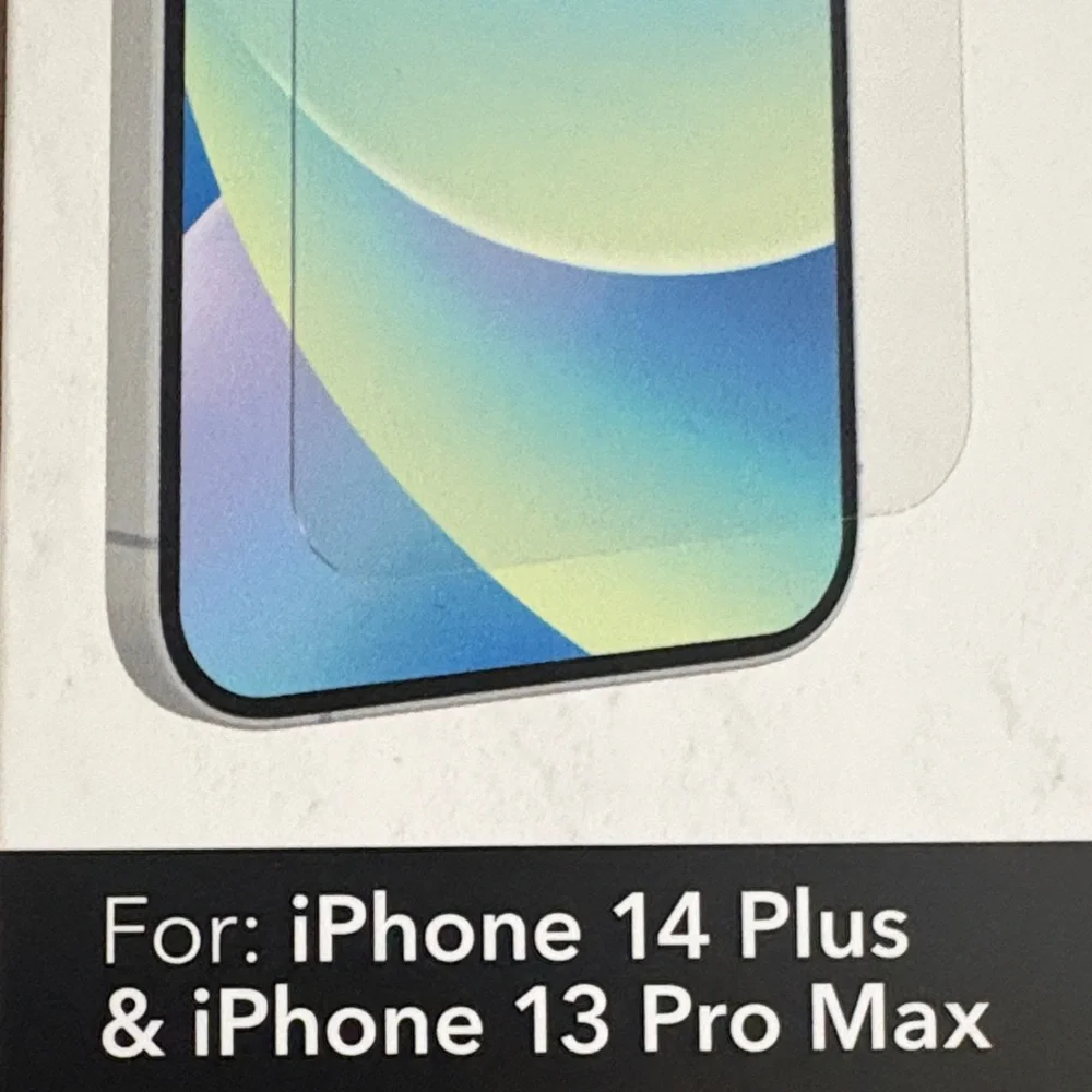 Tempered Glass Screen Protector - Clear iPhone 14 plus & 13 Pro plus